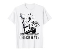 Oops Checkmate Funny Chess King Mascot Victory T-Shirt