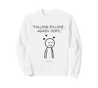 Oops Developing Affection Again Simple Character Sweatshirt