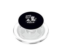 Oops, Did I Do That? Again Funny Cat Owner Sarcastic Kitty PopSockets PopGrip for MagSafe