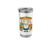 Oops I Bought Another Book Funny Cute Lama Stainless Steel Insulated Tumbler