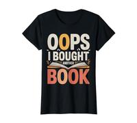 Oops I Bought Another Book - Value Graphic T-Shirt, Women, Black, S