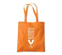 Oops I Brought Prosecco Wine Tote Shopping Bag 10 Litres Capacity 42 x 38cm