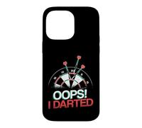 Oops I Darted Funny Dart Player Case for iPhone 14 Pro Max