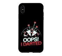 Oops I Darted Funny Dart Player Case for iPhone XS Max
