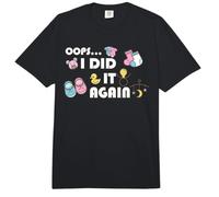 Oops I Did It Again Baby Shower Gender Reveal Pregnancy Comfort Colors Adult Heavyweight T-Shirt