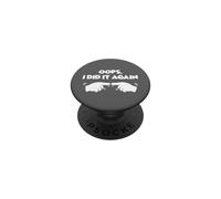 Oops I Did It Again Finger Pointing Funny Couple PopSockets Adhesive PopGrip