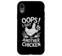 Oops I Got Another Chicken Farmyard Humor Case for iPhone XR