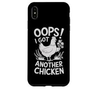 Oops I Got Another Chicken Farmyard Humor Case for iPhone XS Max