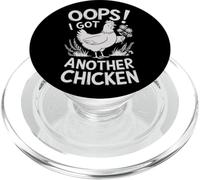 Oops I Got Another Chicken Farmyard Humor PopSockets PopGrip for MagSafe