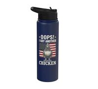 Oops I Got Another Chicken Stainless Steel Insulated Water Bottle
