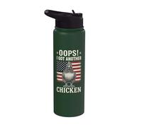Oops I Got Another Chicken Stainless Steel Insulated Water Bottle