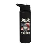 Oops I Got Another Chicken Stainless Steel Insulated Water Bottle