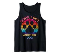 Oops I Got Another Dog - Funny Rescue Disco Dog Adoption Tank Top
