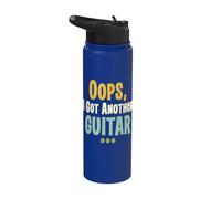 Oops I Got Another Guitar Funny Guitar Player Musician Humor Stainless Steel Insulated Water Bottle