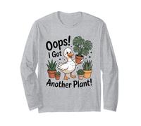 Oops I Got Another Plant Duck Houseplant Lover Long Sleeve T-Shirt