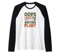 Oops I Got Another Plant Goose with Houseplant Plant Mom Raglan Baseball Tee