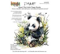 Oops! The Little Tippy Panda: Trace, doodle, and add your own playful panda moves! (I'MART Reverse Coloring Book series 1)