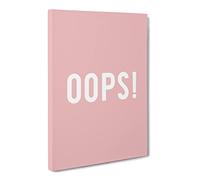 Oops Typography Quote Canvas Print | Gallery Wrapped 30mm Frame Wall Art | 20x14 inches | Ready to Hang | Modern Typography Picture | Living Room Bedroom Lounge Office