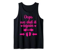 Oops We Did It Again 2027 Baby Pregnancy Reveal Tank Top