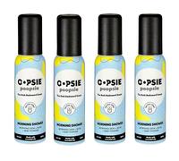OOPSIE POOPSIE - Morning Shower - Before and After Toilet Spray, 2 oz - Portable Odor Eliminator - 4 Pack