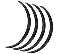 OOPUHKSY Black Car Wheel Arch Fender Flare 4pcs 73cm/29'' Universal for B&MW 1 3 4 5 7 Series X1 X3 X4 X5 X6 Upper Outer Wheel Eyebrow Arch Fender Flare Cover Trim