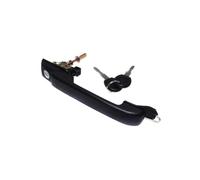 OOPUHKSY Black Left Right Exterior Outside Door Handle for VW for Golf 3 MK3 for Cabrio GLX 1H0837207B 1H0837207C(Front X1)