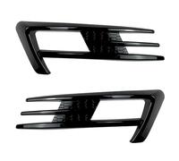 OOPUHKSY Car Fog Light Grill Cover For VW For Golf 7 MK7 2013-2017 Gloss Black Car Front Bumper Fog Light Grille Cover Trim Accessories Car Fog Light Grill