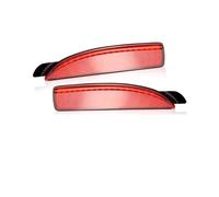 OOPUHKSY Car Rear Bumper Lights Tail Reflector For Mazda 3 5 6 For Axela For Atenza Sedan Rear Bumper Reflector Brake Fog Lamp(2pcs RED LENS)
