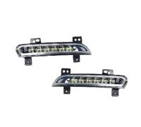 OOPUHKSY For R&enault For Fluence 2014 DRL Daytime Running Light Front Bumper Fog Lamp Led Fog Light Headlight 266057986 266005976(Left and Right)