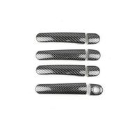 OOPUHKSY for VW for Golf 4 for Jetta for Bora MK4 1999-2004 for Rabbit A4 1J for Passat B5 1997-2005 for Polo Car Exterior Door Handle Covers Decor(Carbon Texture B)