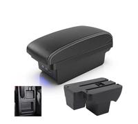 OOPUHKSY Storage Box Parts For VW For Polo Car Armrest 2021 2022 20-24 Car Accessories(B3 Black white 3 USB)