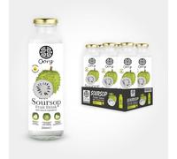 OORG Natural Soursop Fruit Juice - 6 x 250ml bottles, Healthy fruit juice, A Refreshing Taste of Nature’s Wellness from Sri Lanka, hydrating beverage, 100% fruit ingredients, No Preservatives