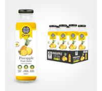OORG Natural Sri Lankan Pineapple Fruit Juice - 6 x 250ml bottle, A healthy & refreshing hydrating beverage, 100% fruit ingredients, No Preservatives (6 Bottles, Pineapple)