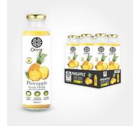 OORG Natural Sri Lankan Pineapple Juice - 1 x 250ml bottle, A healthy & refreshing hydrating beverage, 100% fruit ingredients, No Preservatives (1 Bottle, Pineapple)