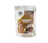 'OORG Organic Coconut Rolls, 100g Packets, Made in Sri Lanka | Vegan, Gluten-Free, Egg-Free, Dairy-Free Soy-Free Non-GMO, Vegetarian, 6 Great Tasting Flavours (12 Packets, Ginger & Cinnamon)