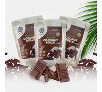 'OORG Organic Coconut Rolls, 100g x 6 Packs, Made in Sri Lanka | Vegan, Gluten-Free, Non-GMO, Vegetarian, Dairy Free Vanilla, BBQ, Ginger & Cinnamon, Original, Sour Cream & Onion (Chocolate)