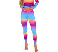 OOSC Mambo Sunset Leggings Women's Base Layer Pants, UK 10 Multi