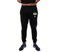 OOSC Mens Green Bay Packers Sweatpants, Black, 3XL EU