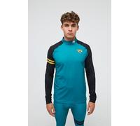 OOSC Mens Jacksonville Jaguars - X NFL Baselayer Top, Black, L EU