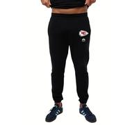 OOSC Mens Kansas City Chiefs Sweatpants, Black, XXL EU
