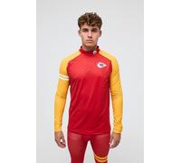 OOSC Mens Kansas City Chiefs - X NFL Baselayer Top, Yellow, M EU