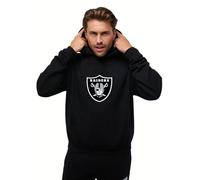 OOSC Mens Las Vegas Raiders Hoodie Sweatshirt, Black, 3XL EU