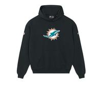 OOSC Mens Miami Dolphins Hoodie Sweatshirt, Black, 3XL EU