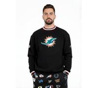 OOSC Mens Miami Dolphins Sweatshirt, Black, L EU