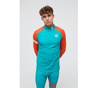 OOSC Mens Miami Dolphins - X NFL Baselayer Top, Orange, L EU