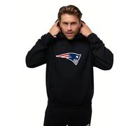 OOSC Mens New England Patriots Hoodie Sweatshirt, Black, 3XL EU