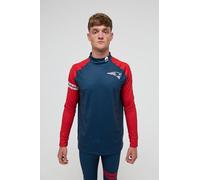 OOSC Mens New England Patriots - X NFL Baselayer Top, Red, L EU