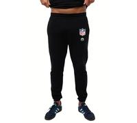 OOSC Mens NFL Shield - Black Sweatpants, Black, L EU