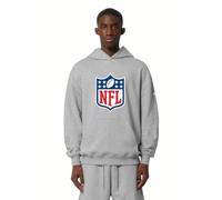 OOSC Mens Nfl Shield Hoodie - Grey Sweatshirt, Grey, XS EU