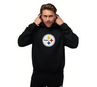 OOSC Mens Pittsburgh Steelers Hoodie Sweatshirt, Black, L EU
